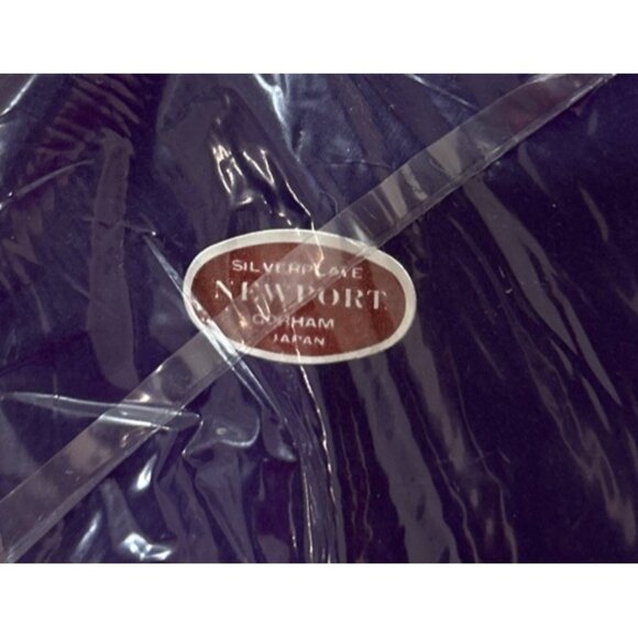 Pair of Silverplate Newport by Gorham Candlestick Holders 3.5" Tall Japan NOS - Picture 3 of 4